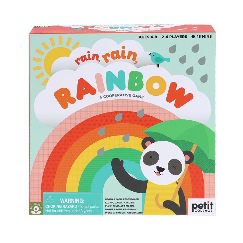 Petit Collage Rain, Rain, Rainbow Cooperative Game